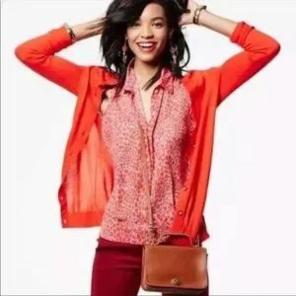 Cabi Heartbreaker Sleeveless Animal Print Blouse - Picture 3 of 13